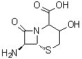 7-Amino-3-hydroxycepham-4-carboxylic acid molecular structure (CAS 68403-70-3)
