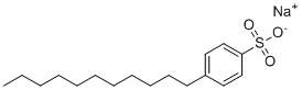 Sodium 4-undecylbenzenesulfonate molecular structure (CAS 68411-30-3)