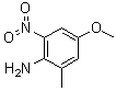 4-甲氧基-2-甲基-6-硝基苯胺分子结构 (CAS 684237-54-5)