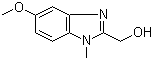 5-Methoxy-1-methyl-1H-benzimidazole-2-methanol molecular structure (CAS 68426-83-5)