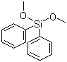 Diphenyldimethoxysilane molecular structure (CAS 6843-66-9)