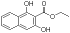 Ethyl 1,3-dihydroxynaphthalene-2-carboxylate molecular structure (CAS 6843-89-6)