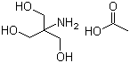 三羟甲基氨基甲烷醋酸盐分子结构 (CAS 6850-28-8)