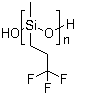 Polysiloxanes Me 3,3,3-trifluoropropyl hydroxy-terminated molecular structure (CAS 68607-77-2)