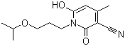 1-Isoproxypropyl-1,2-dihydro-6-hydroxy-4-methyl-2-oxo-3-pyridinecarbonitrile molecular structure (CAS 68612-94-2)