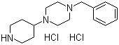 结构式 CAS# 686298-00-0, 4-(1-苄基哌嗪-4-基)哌啶盐酸盐