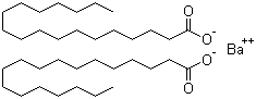 Barium stearate  molecular structure (CAS 6865-35-6)