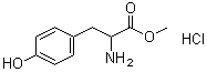 DL-Tyrosine methyl ester hydrochloride molecular structure (CAS 68697-61-0)