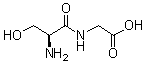 L-丝氨酰甘氨酸分子结构 (CAS 687-63-8)