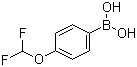 结构式 CAS# 688810-12-0, 4-二氟甲氧基苯硼酸