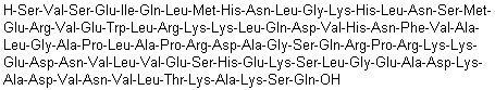 structure of CAS# 68893-82-3, Parathormone (human);Human PTH(1-84); Human parathormone (1-84); Human parathyroid hormone; Human parathyroid hormone(1-84); PREOS; Parathyroid hormone (human); Preotact; Recombinant human parathyroid hormone; rhPTH