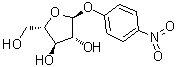 structure of CAS# 6892-58-6, 4-Nitrophenyl alpha-L-arabinofuranoside;p-Nitrophenyl alpha-L-arabinofuranoside
