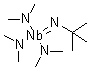 (T-4)-Tris(N-methylmethanaminato)[2-methyl-2-propanaminato]niobium molecular structure (CAS 69039-12-9)