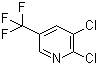 2,3-Dichloro-5-(trifluoromethyl)pyridine molecular structure (CAS 69045-84-7)