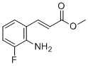 Methyl (E)-3-(2-amino-3-fluorophenyl)acrylate molecular structure (CAS 690664-20-1)