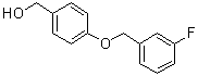 4-[(3-Fluorophenyl)methoxy]benzenemethanol molecular structure (CAS 690969-16-5)