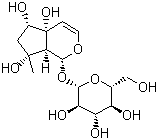 structure of CAS# 6926-08-5, Harpagide;(1S-(1a,4aa,5a,7a,7a))-1,4a,5,6,7,7a-Hexahydro-4a,5,7-trihydroxy-7-methylcyclopenta[c]pyran-1-yl beta-D-glucopyranoside