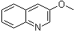 structure of CAS# 6931-17-5, 3-Methoxyquinoline