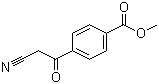结构式 CAS# 69316-08-1, 4-(氰基乙酰)苯甲酸甲酯