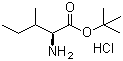 L-Isoleucine tert-butyl ester hydrochloride molecular structure (CAS 69320-89-4)