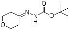 structure of CAS# 693287-78-4, N'-(Tetrahydropyran-4-ylidene)hydrazinecarboxylic acid tert-butyl ester;2-(Tetrahydro-4H-pyran-4-ylidene)hydrazinecarboxylic acid 1,1-dimethylethyl ester