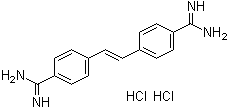 司替巴脒二盐酸盐分子结构 (CAS 6935-63-3)