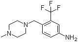 4-(4-Methylpiperazin-1-ylmethyl)-3-trifluoromethylaniline molecular structure (CAS 694499-26-8)