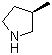 结构式 CAS# 69498-24-4, (R)-3-甲基吡咯烷
