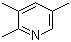 structure of CAS# 695-98-7, 2,3,5-Collidine;2,3,5-Trimethylpyridine