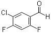 structure of CAS# 695187-29-2, 2,4-Difluoro-5-chlorobenzaldehyde