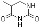 structure of CAS# 696-04-8, 5,6-Dihydro-5-methyluracil;5-Methyl-5,6-dihydropyrimidine-2,4-dione