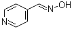 4-吡啶甲醛肟分子结构 (CAS 696-54-8)
