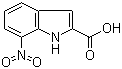 7-硝基吲哚-2-甲酸分子结构 (CAS 6960-45-8)