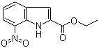 Ethyl 7-nitroindole-2-carboxylate molecular structure (CAS 6960-46-9)