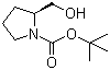 structure of CAS# 69610-40-8, (S)-(-)-1-Boc-2-pyrrolidinemethanol;N-tert-Butoxycarbonyl-L-prolinol; N-Boc-L-Prolinol; (S)-(-)-1-(tert-Butoxycarbonyl)-2-pyrrolidinemethanol