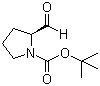 structure of CAS# 69610-41-9, N-BOC-L-Prolinal;N-(tert-Butoxycarbonyl)-L-prolinal; (S)-tert-Butyl 2-formylpyrrolidine-1-carboxylate; 2-Formylpyrrolidine-1-carboxylic acid tert-butyl ester