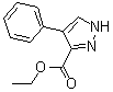 structure of CAS# 6963-62-8, 4-Phenyl-1H-pyrazole-3-carboxylic acid ethyl ester;NSC 55495