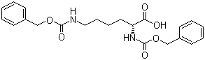 结构式 CAS# 69677-02-7, N,N'-二苄氧羰基-D-赖氨酸