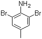 structure of CAS# 6968-24-7, 2,6-Dibromo-4-methylaniline;2,6-Dibromo-p-toluidine