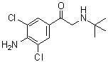 Ketoclenbuterol molecular structure (CAS 69708-36-7)