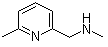 N,6-Dimethyl-2-pyridinemethanamine molecular structure (CAS 6971-57-9)