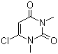 structure of CAS# 6972-27-6, 6-Chloro-1,3-dimethyluracil;6-Chloro-1,3-dimethyl-2,4-(1H,3H)-pyrimidinedione