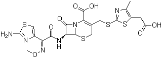 头孢地嗪分子结构 (CAS 69739-16-8)
