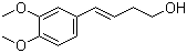 structure of CAS# 69768-97-4, 4-(3,4-Dimethoxyphenyl)-3-buten-1-ol