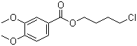 藜芦酸 4-氯丁酯分子结构 (CAS 69788-75-6)