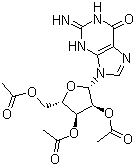 结构式 CAS# 6979-94-8, 2',3',5'-三乙酰鸟苷