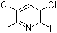 3,5-Dichloro-2,6-difluoropyridine molecular structure (CAS 698-51-1)