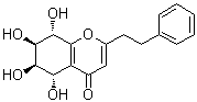structure of CAS# 69809-22-9, Agarotetrol;(5S,6R,7R,8S)-5,6,7,8-Tetrahydro-5,6,7,8-tetrahydroxy-2-(2-phenylethyl)-4H-1-benzopyran-4-one