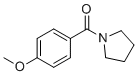 (4-甲氧基苯基)-吡咯烷-1-基甲酮分子结构 (CAS 69838-98-8)