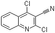 structure of CAS# 69875-54-3, 2,4-Dichloroquinoline-3-carbonitrile